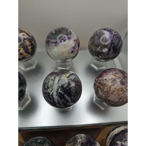 55mm To 65mm Natural Sphalerite Quartz Crystal W/wooden Stand 1 Each - Picture 11 of 12